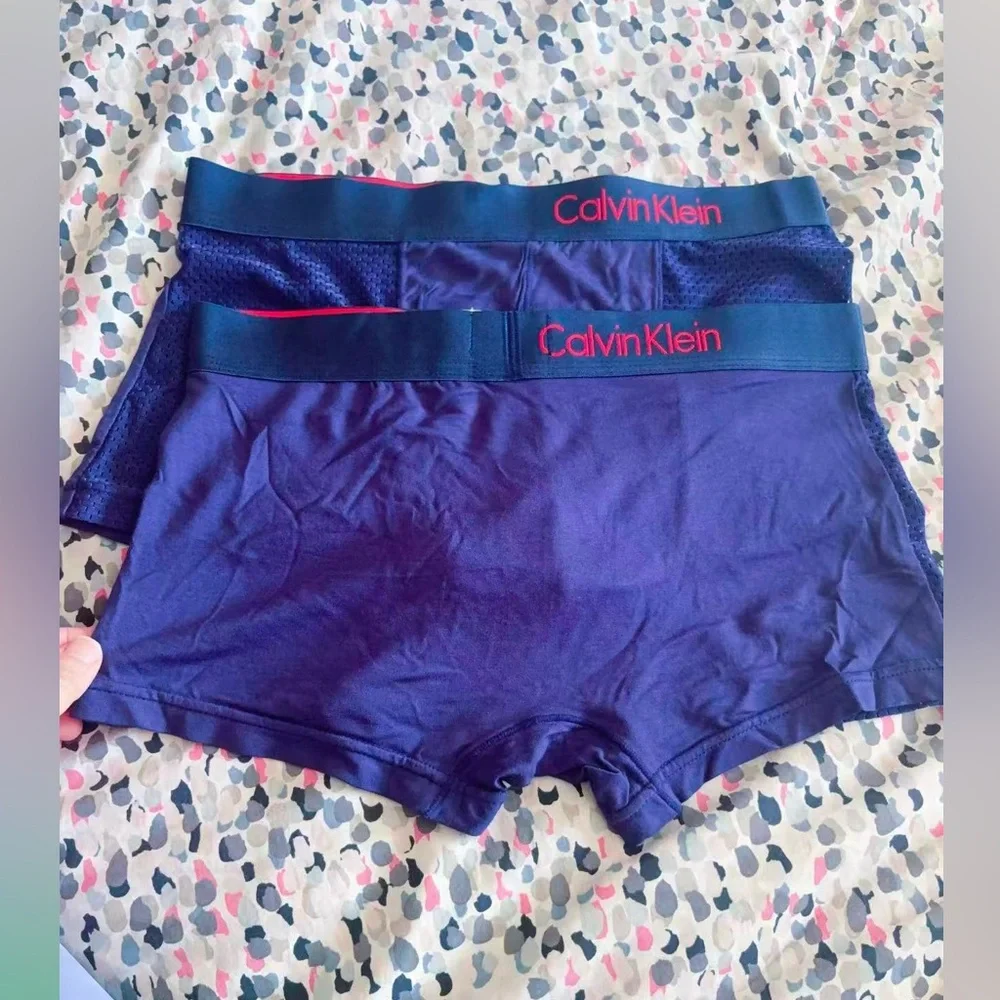 Calvin Klein Men's‎ breathable mesh boxer briefs 2 pack size L slim fit new